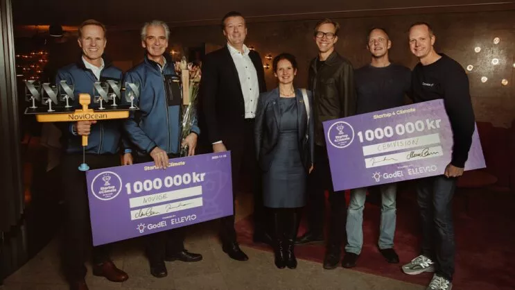 Fossilfri cement och innovativ vågkraft vinnare av Startup 4 Climate.