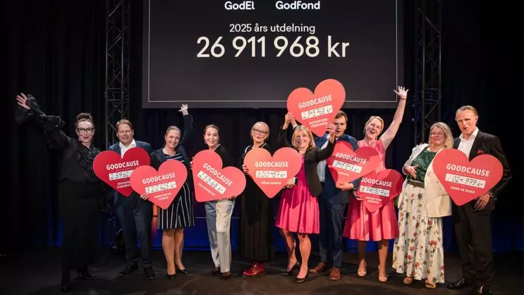 GodEls vinstutdelning 2025 – rekordbelopp till välgörenhet!
