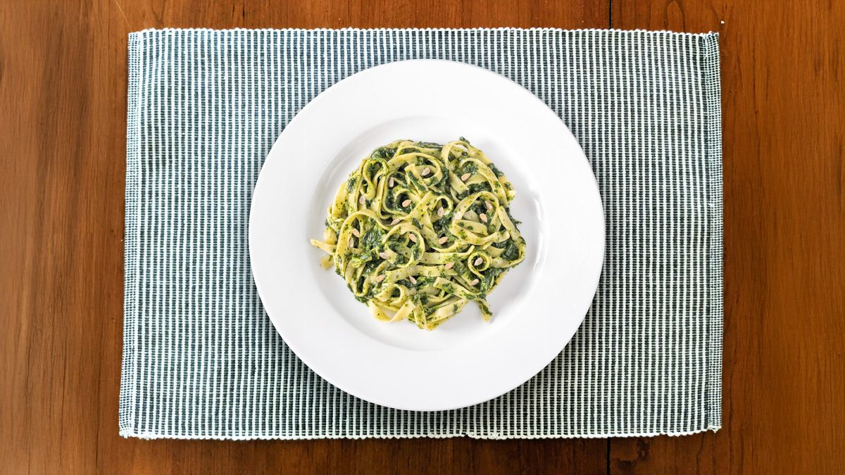 recept på grönkålspasta från godel