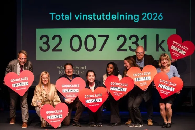 godel goodcause vinstutdelning 2026