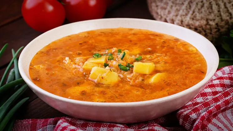 Cajun-potatissoppa.